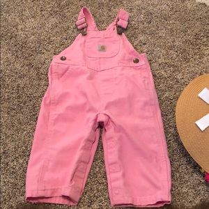Baby girl carhartt overalls